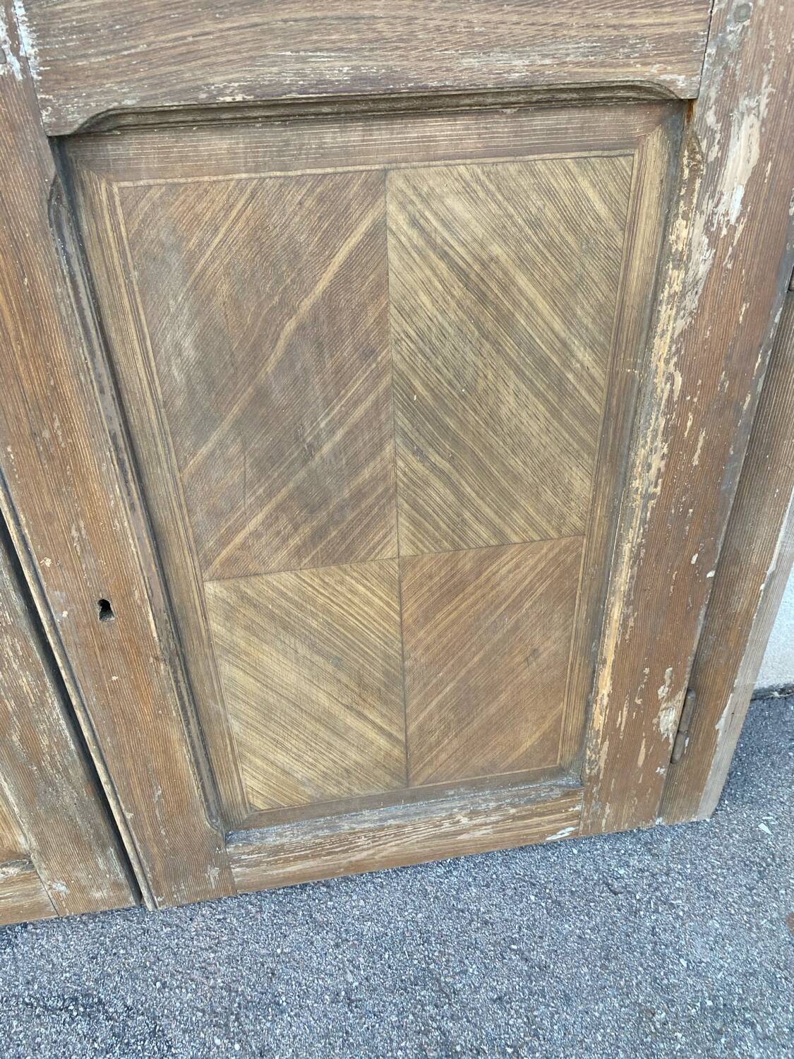 Pine cupboard duo