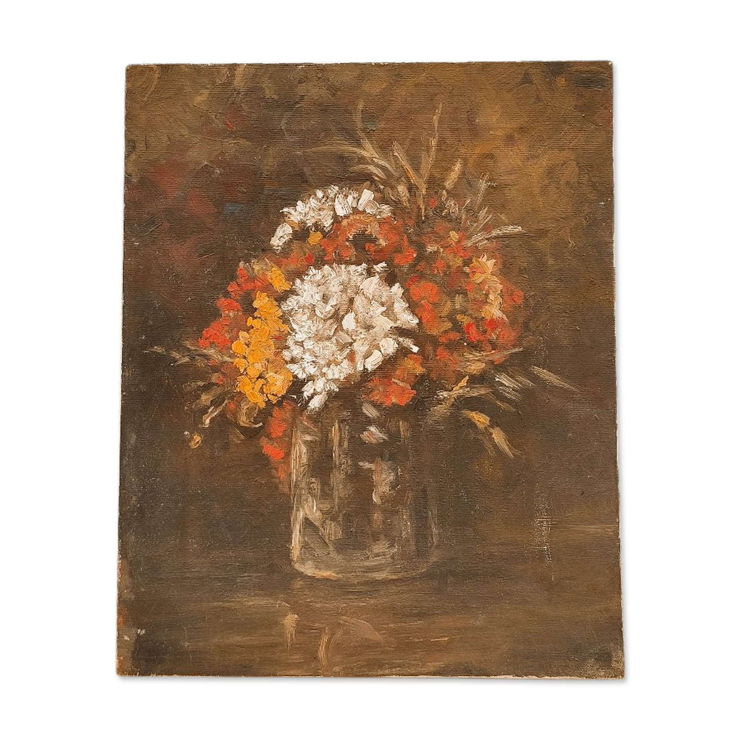 Acrylic on canvas, bouquet