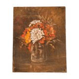 Acrylic on canvas, bouquet