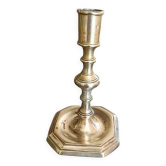 Louis XIII candle holder in bronze
