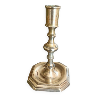Louis XIII bronze candlestick