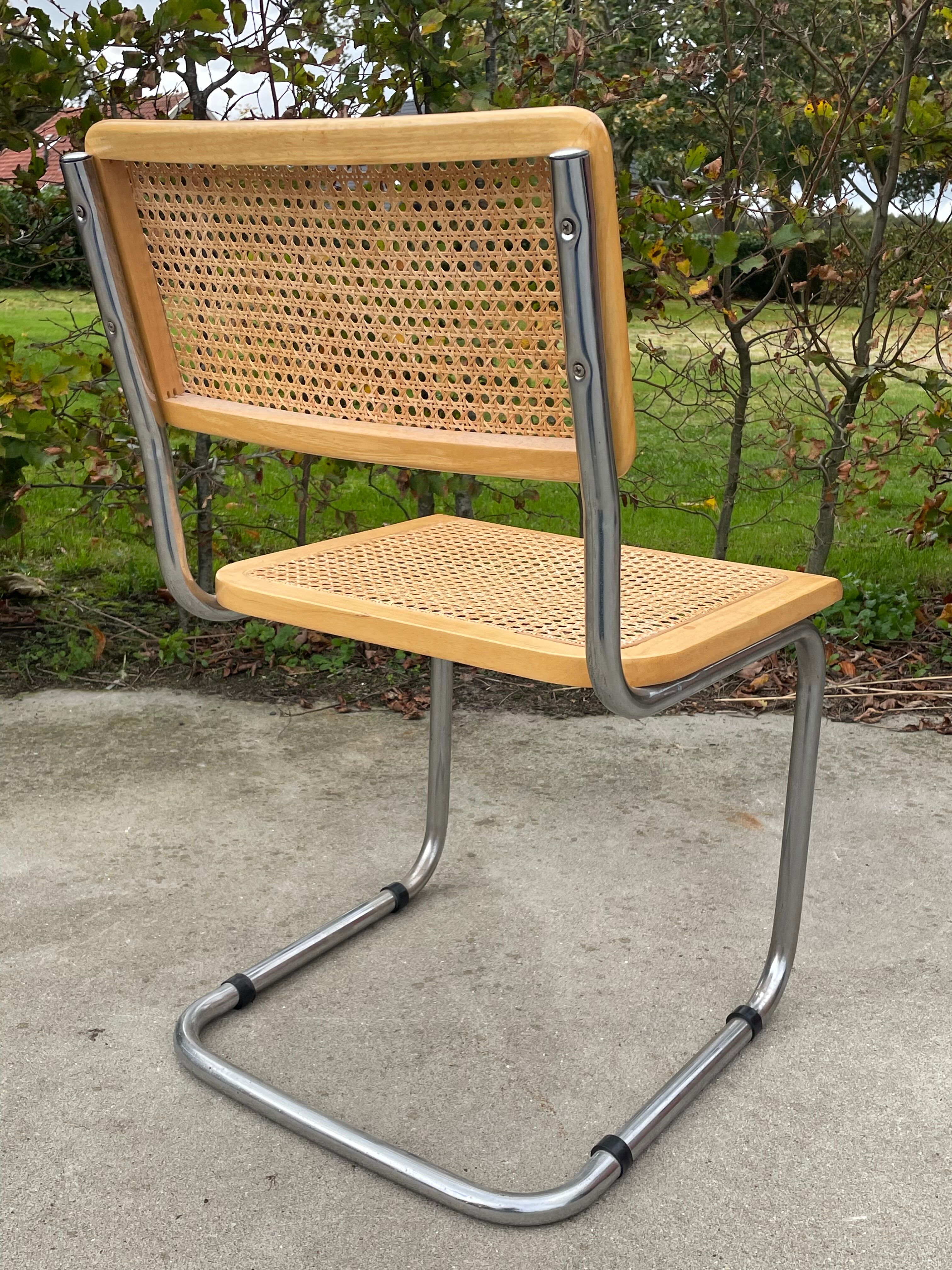 Cesca design chair b32 model in chrome design