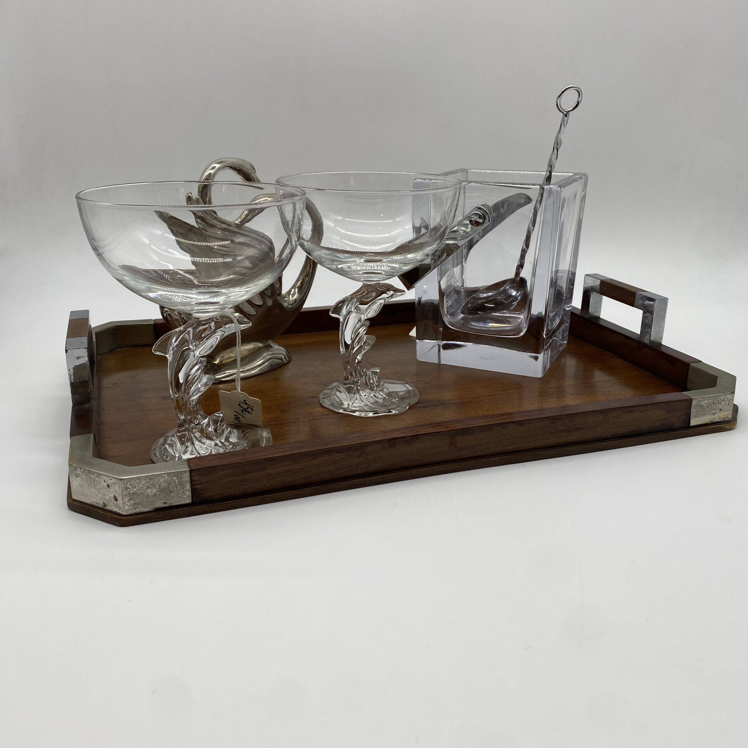 Art Deco wooden plateau – 1930s