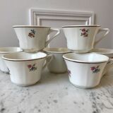 Set of 7 vintage coffee cups 50s
