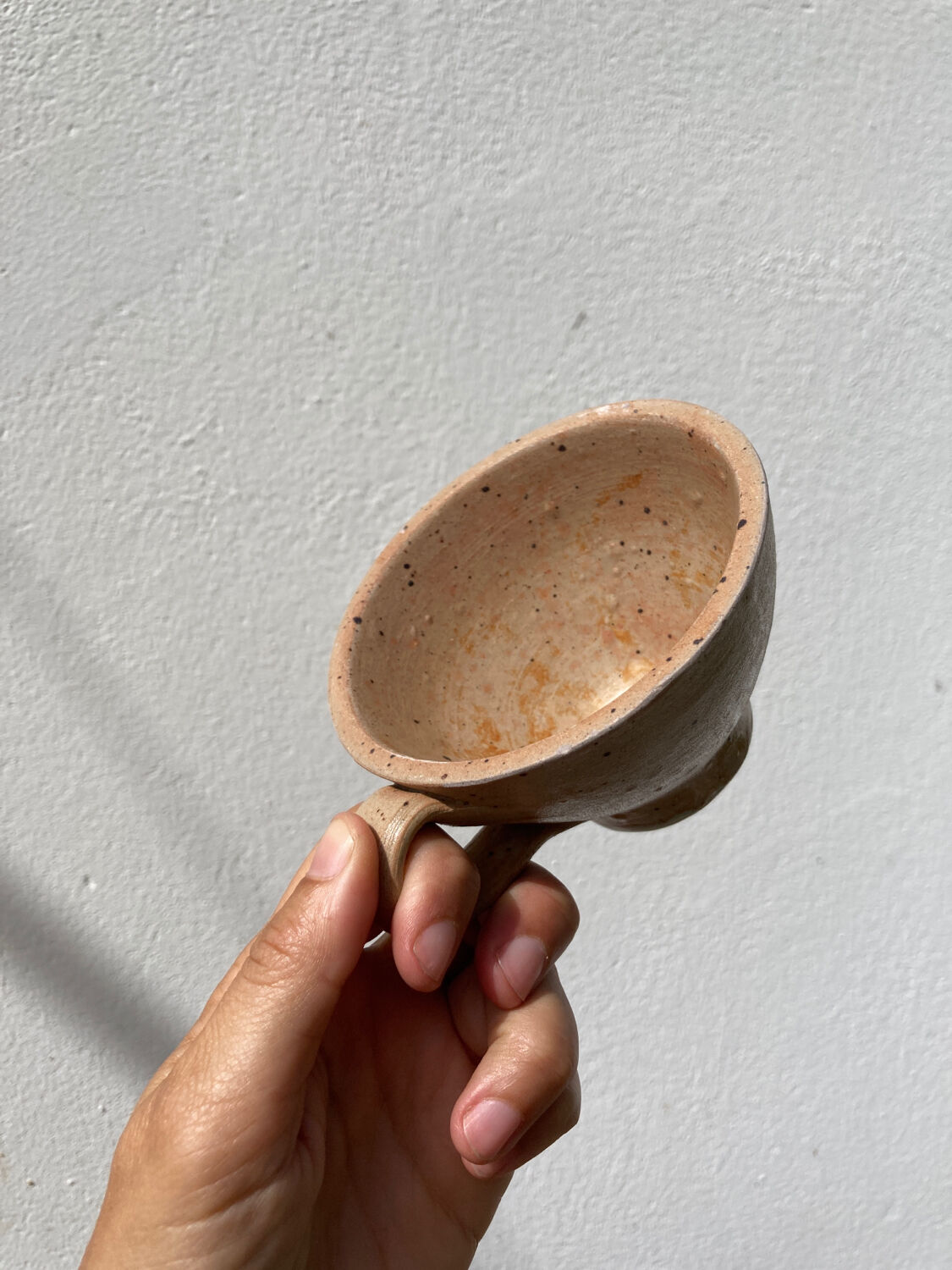 4 vintage stoneware cups