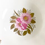 English porcelain bowl decorated with flowers