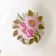 English porcelain bowl decorated with flowers
