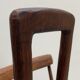 Brutalist solid wood magazine rack, 1960s