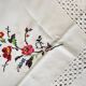 Embroidered tablecloth and 12 vintage napkins