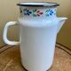Grand, piché, par/cafetière folklore, breton vintage en émail