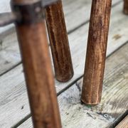 Set of 3 wooden stools