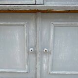 Antique bathroom cabinet with marble
