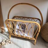 Porte-revues en rotin