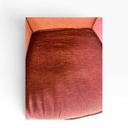 Ensemble de 2 fauteuils/sièges vintage rose poudré à franges