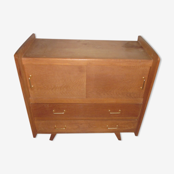 Commode vintage a pieds compas