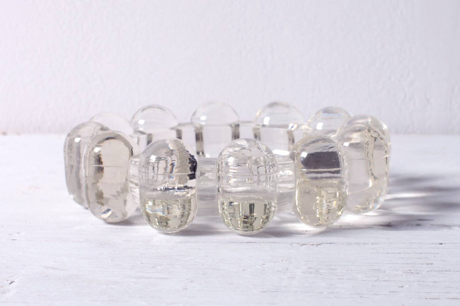 Boopie Bubble Glass Ashtray / Mid-Century Smоking Accessory / Italy / 1950s