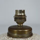 Round art deco ceramic lamp besnard style