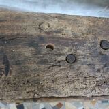 Ancient wooden workbench