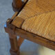 Set of six chairs and two brutalist armchairs mid-century 1950'