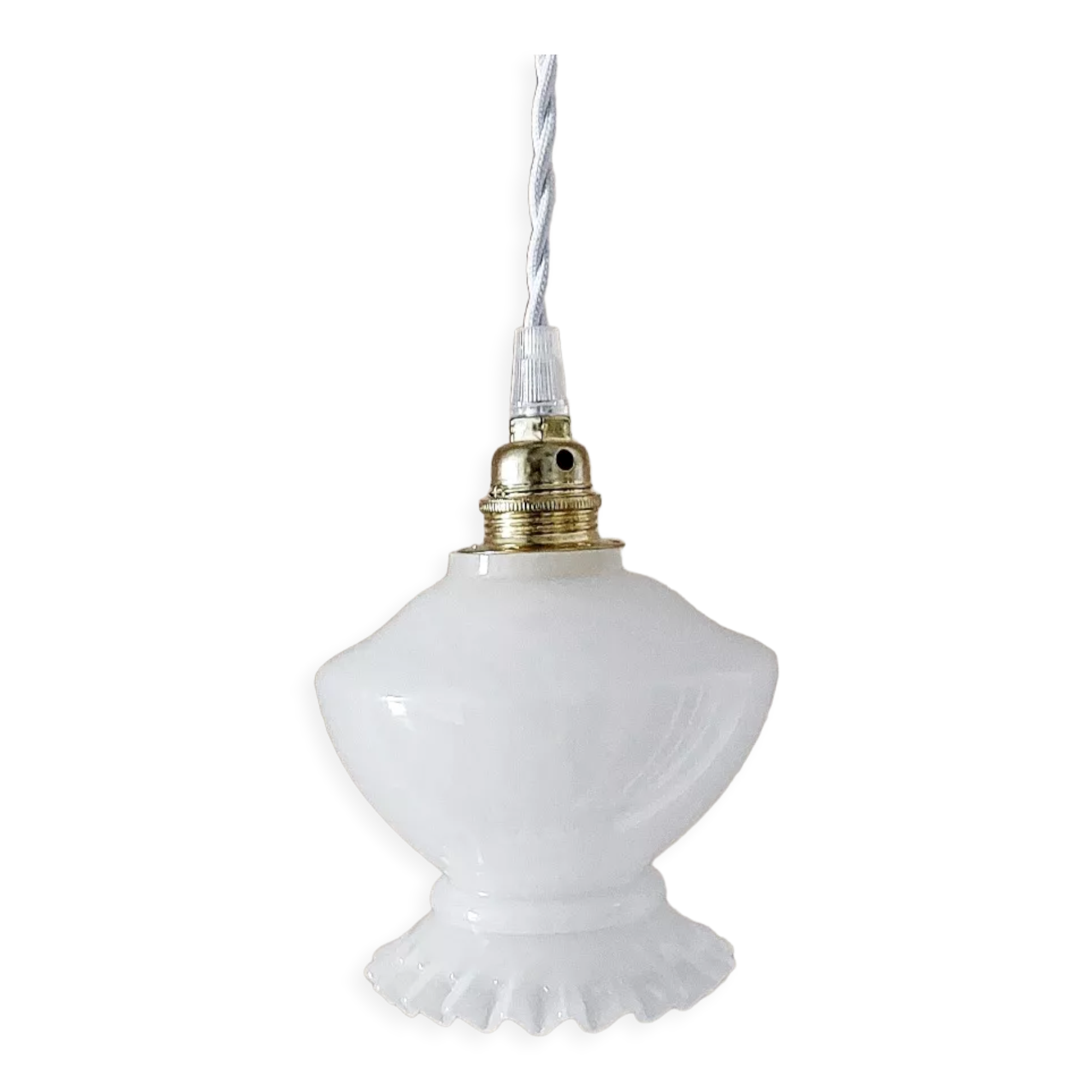 Baladeuse opaline vintage