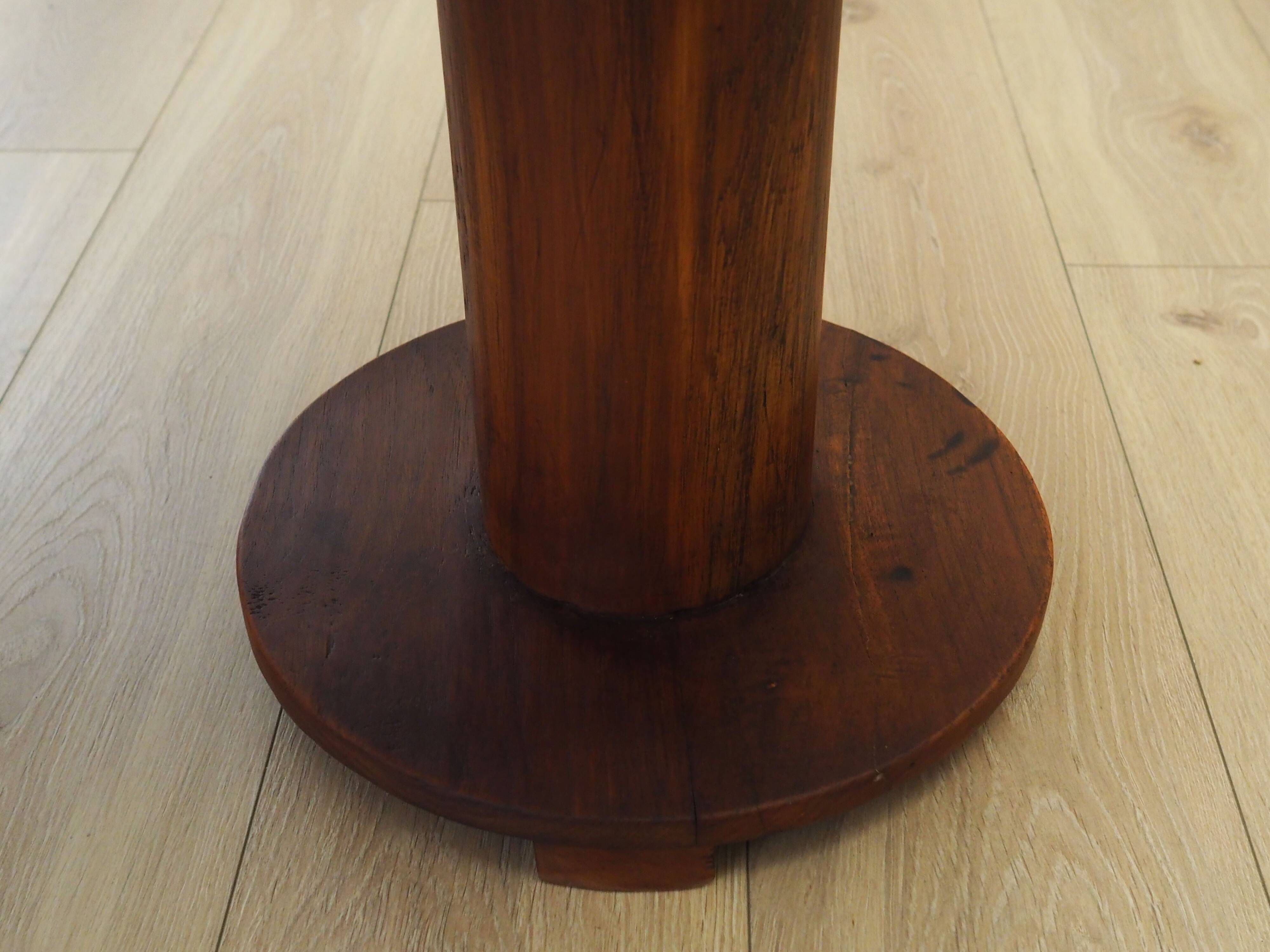 Oak coffee table, Italian design, 1960s, production: Italy