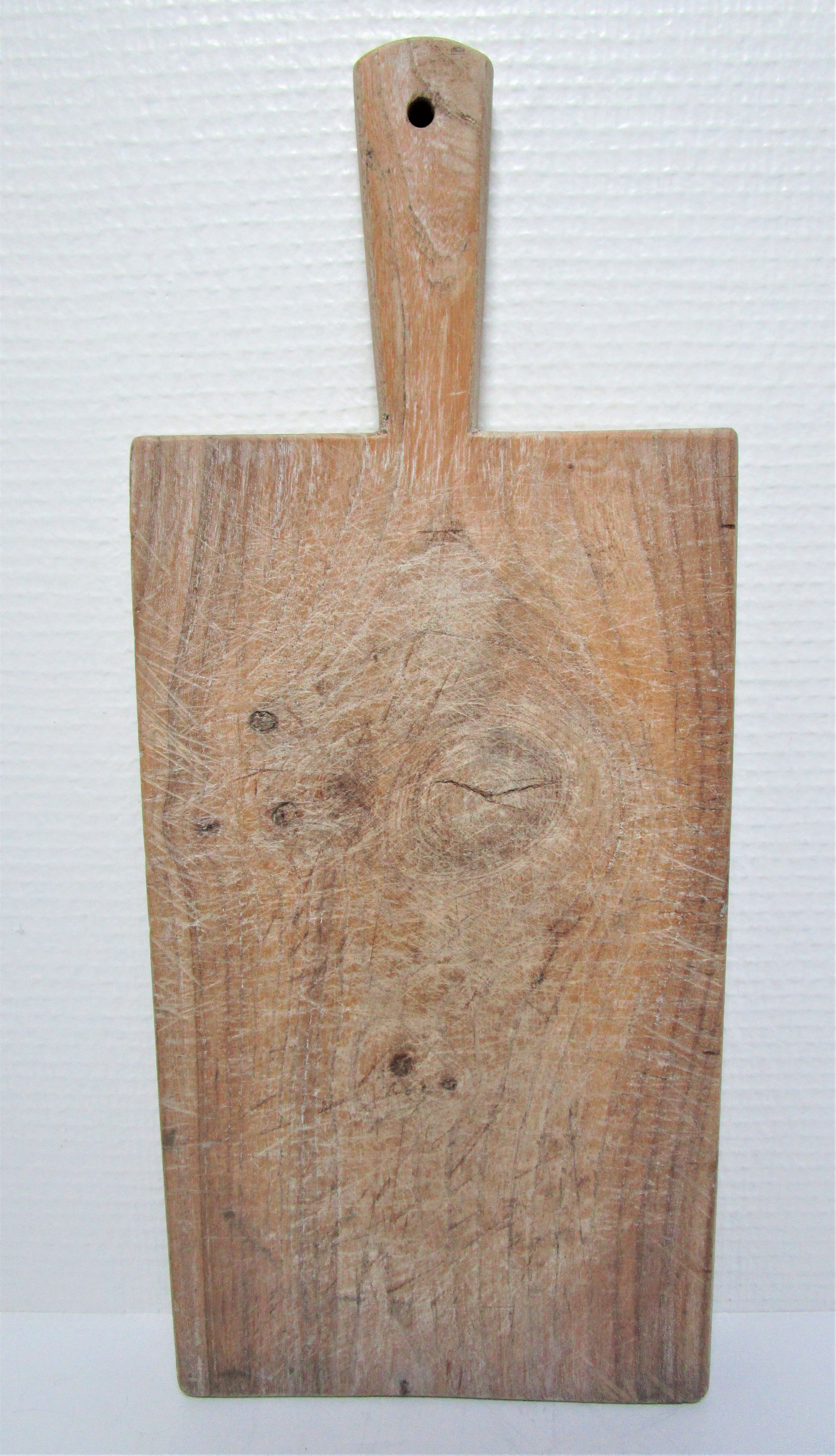 Cutting board solid wood patinated vintage