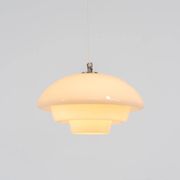 Mid-century glass pendant light (Denmark, 1970s).