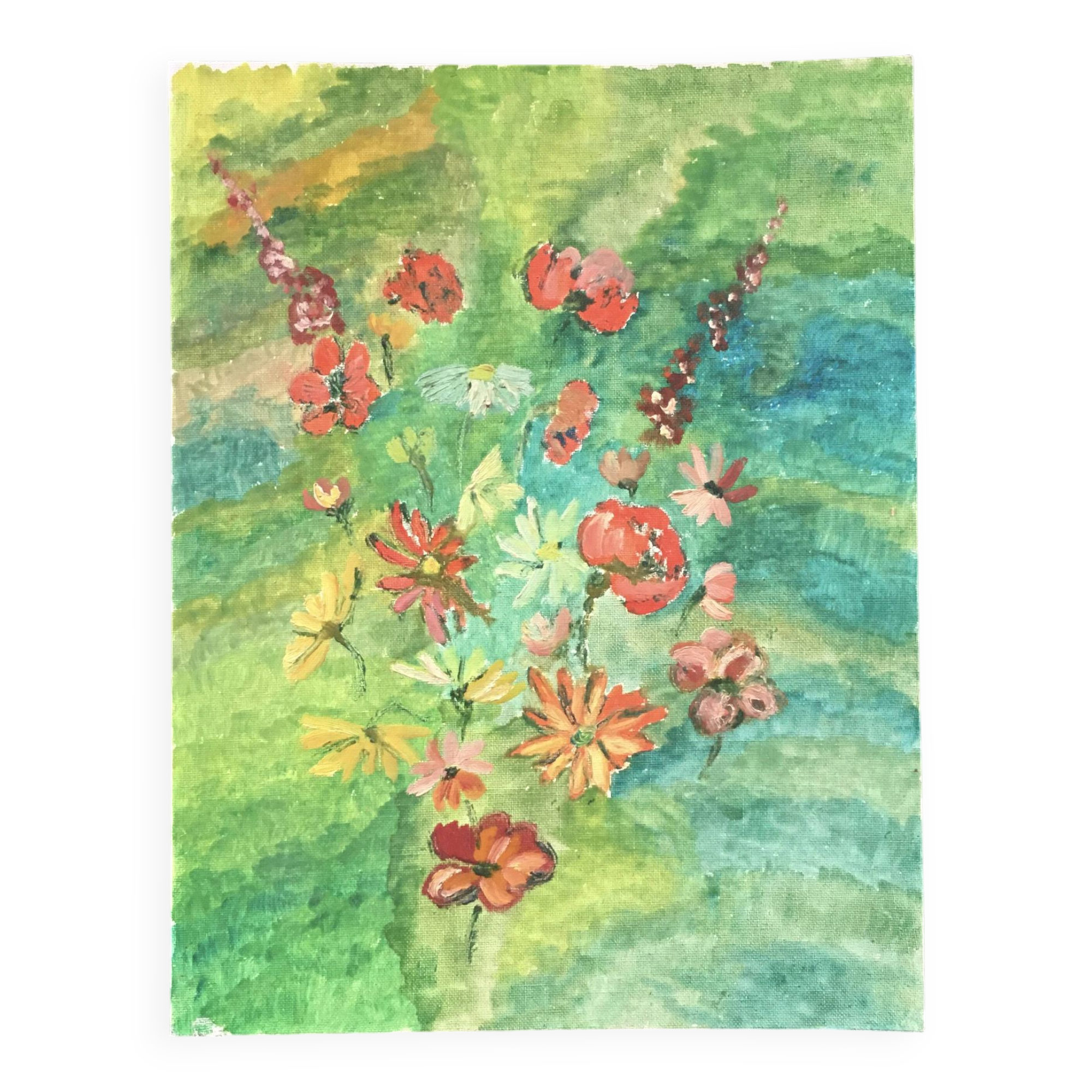 Floral arrangement painting