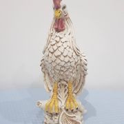 A colorful figurine of a Rooster, Made in Italy