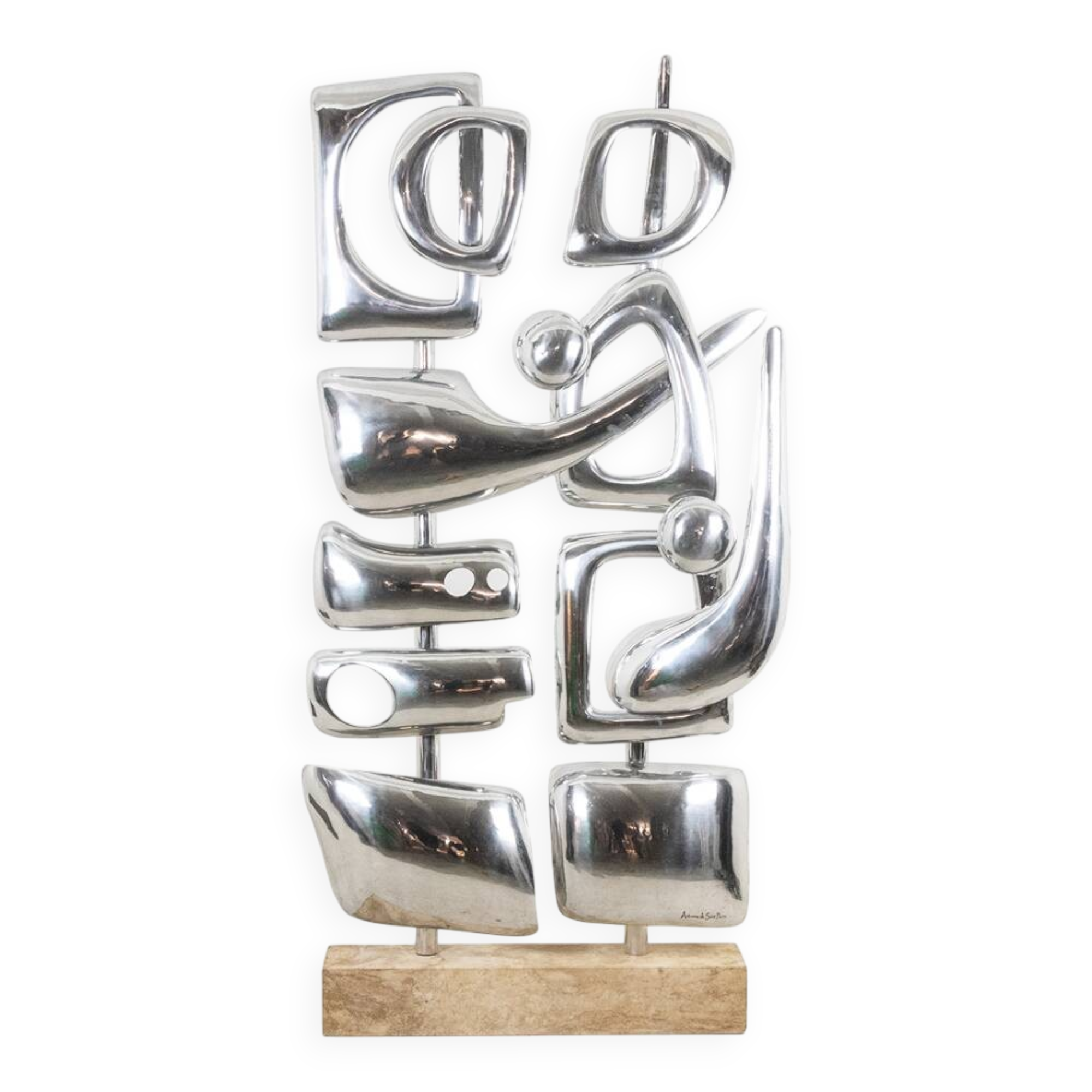 Antonine de Saint Pierre. Abstract sculpture. Contemporary work.