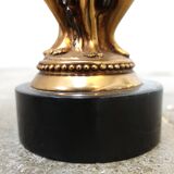 Vintage Deknudt Caryatides lamp
