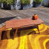 Vintage round wool rug - Diameter 235cm