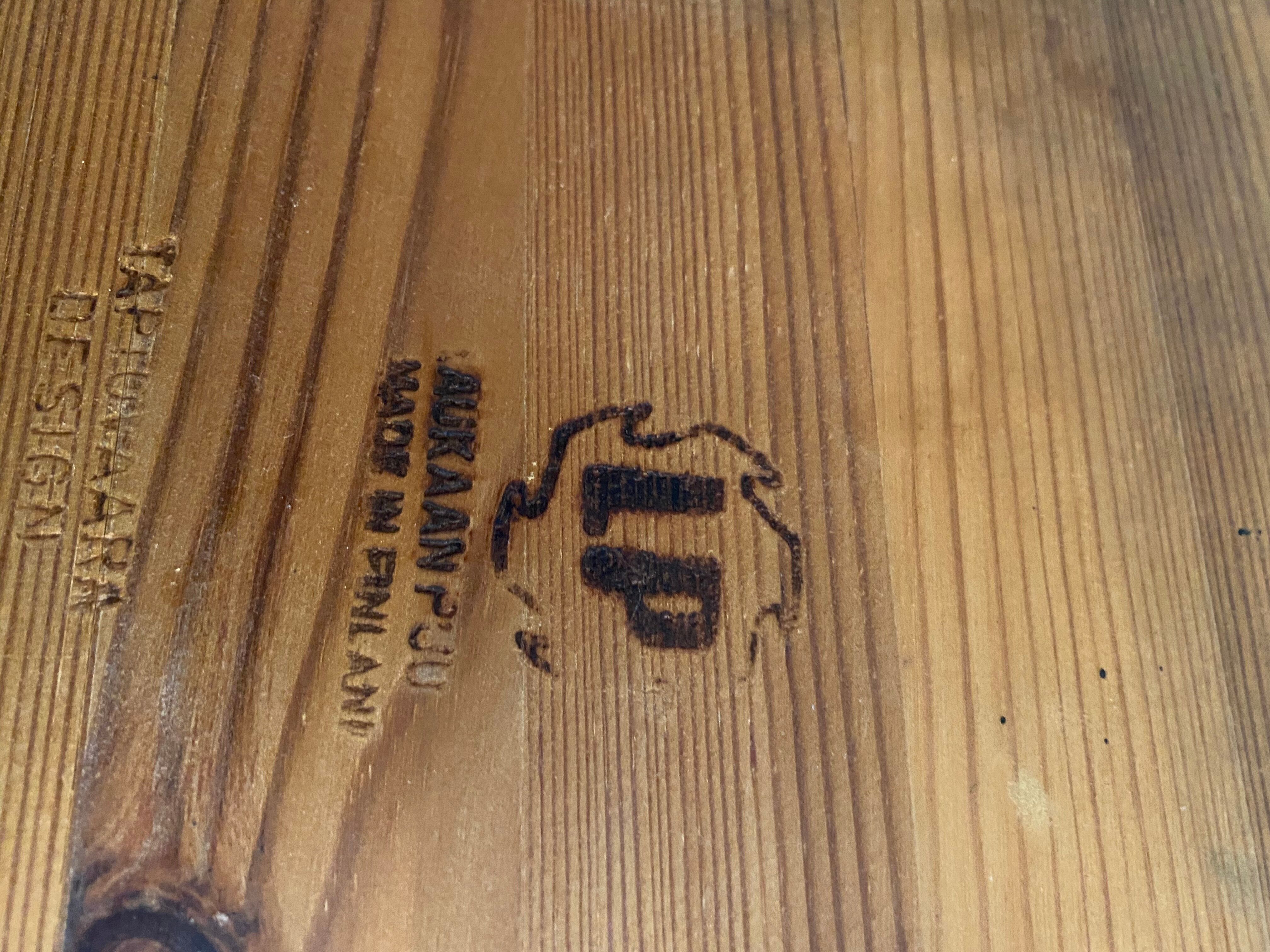 Ensemble table  avec chaises « Pirkka » de Ilmari Tapiovaara