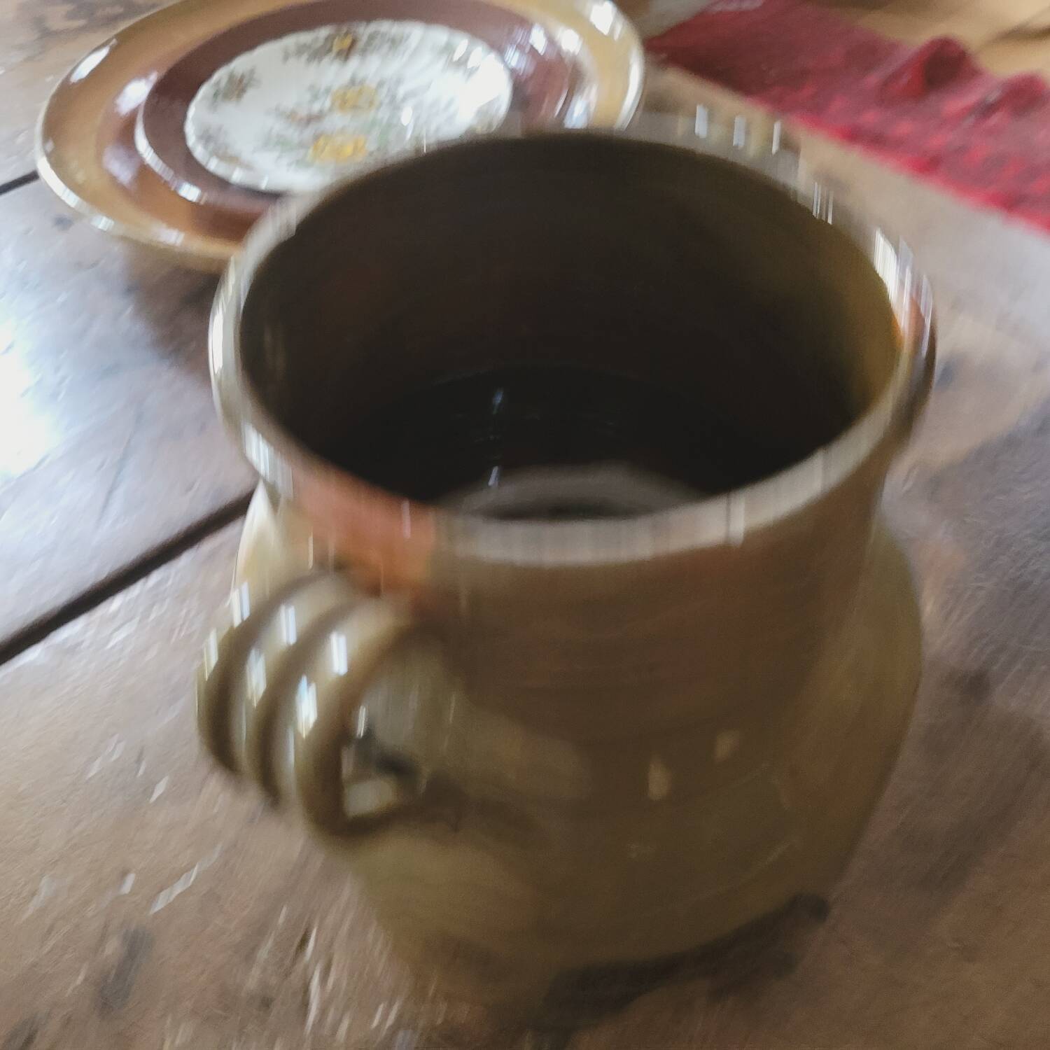 Vallauris 50s glazed ceramic pot