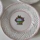 6 pierced dessert plates Portugal