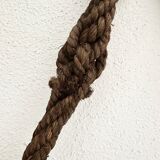 Fishing floats made of blown glass, cork, and rope. France, 1960s.