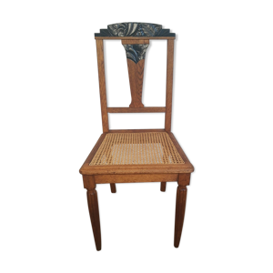 chaise cannée art déco