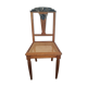 Restyled art deco canned chair
