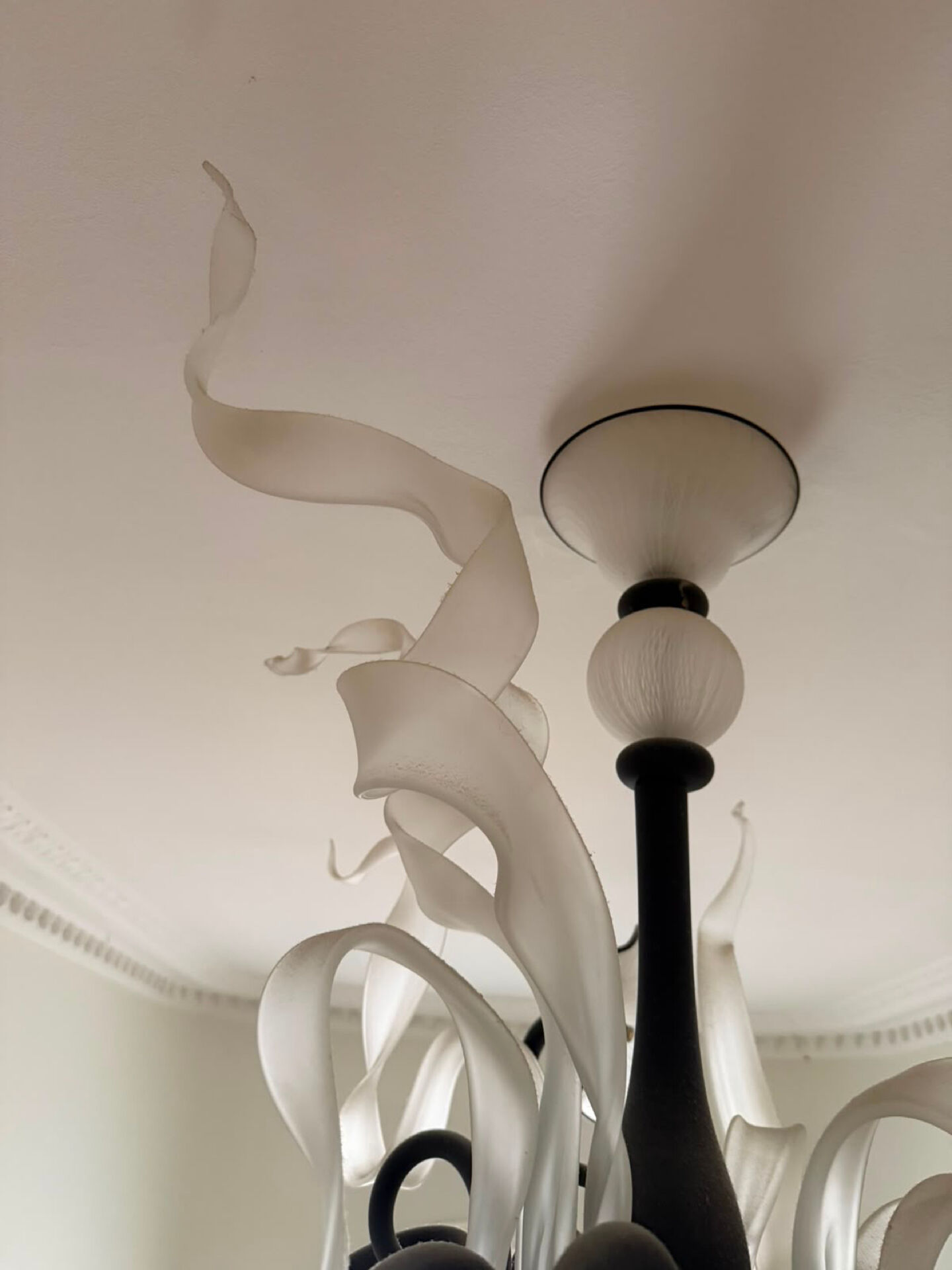 Murano chandelier - modern design - superb - warm white LED