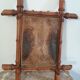 Mirror bamboo wooden 35x41cm