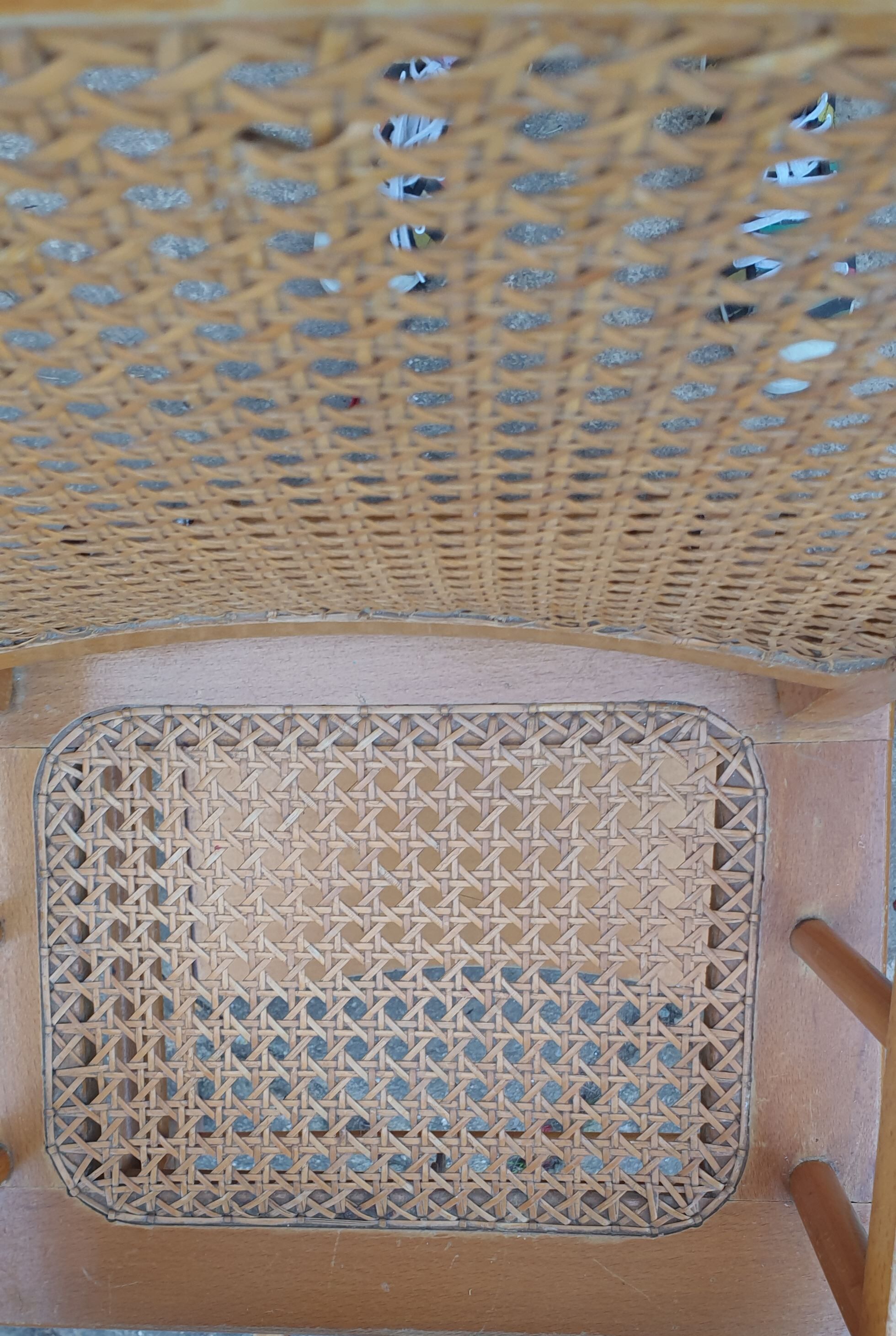 High canine chair convertible into wood