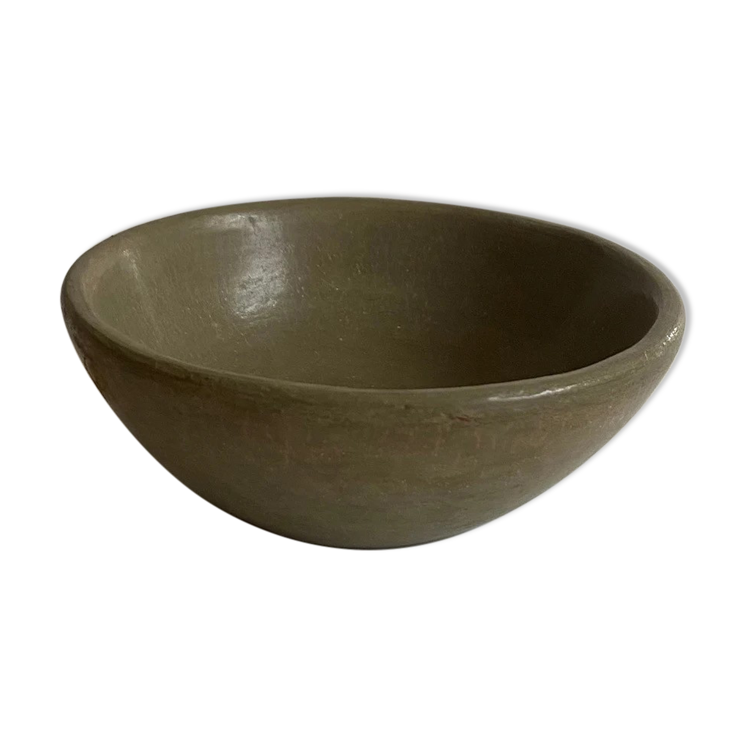 Khaki bowl in tadelakt image 1 Khaki bowl in tadelakt image 2 Khaki bowl in tadelakt image 3 UNMONDEANOUS