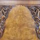 Art Deco showcase bookcase in carved walnut, France, circa 1925