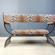 Banc curule de style Maison Jansen, années 1960