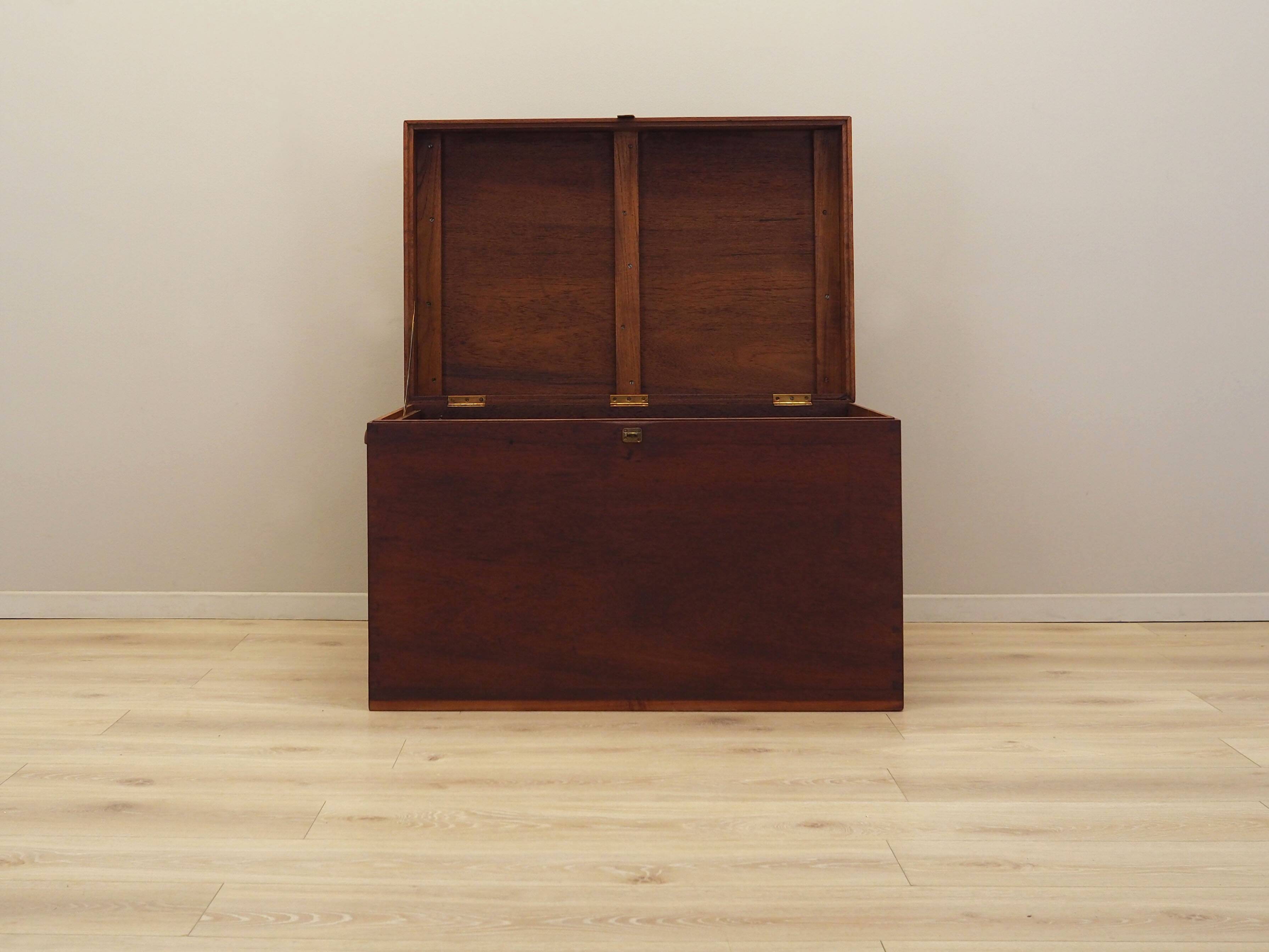 Teak chest, Scandinavian design, 1960s, production: Denmark