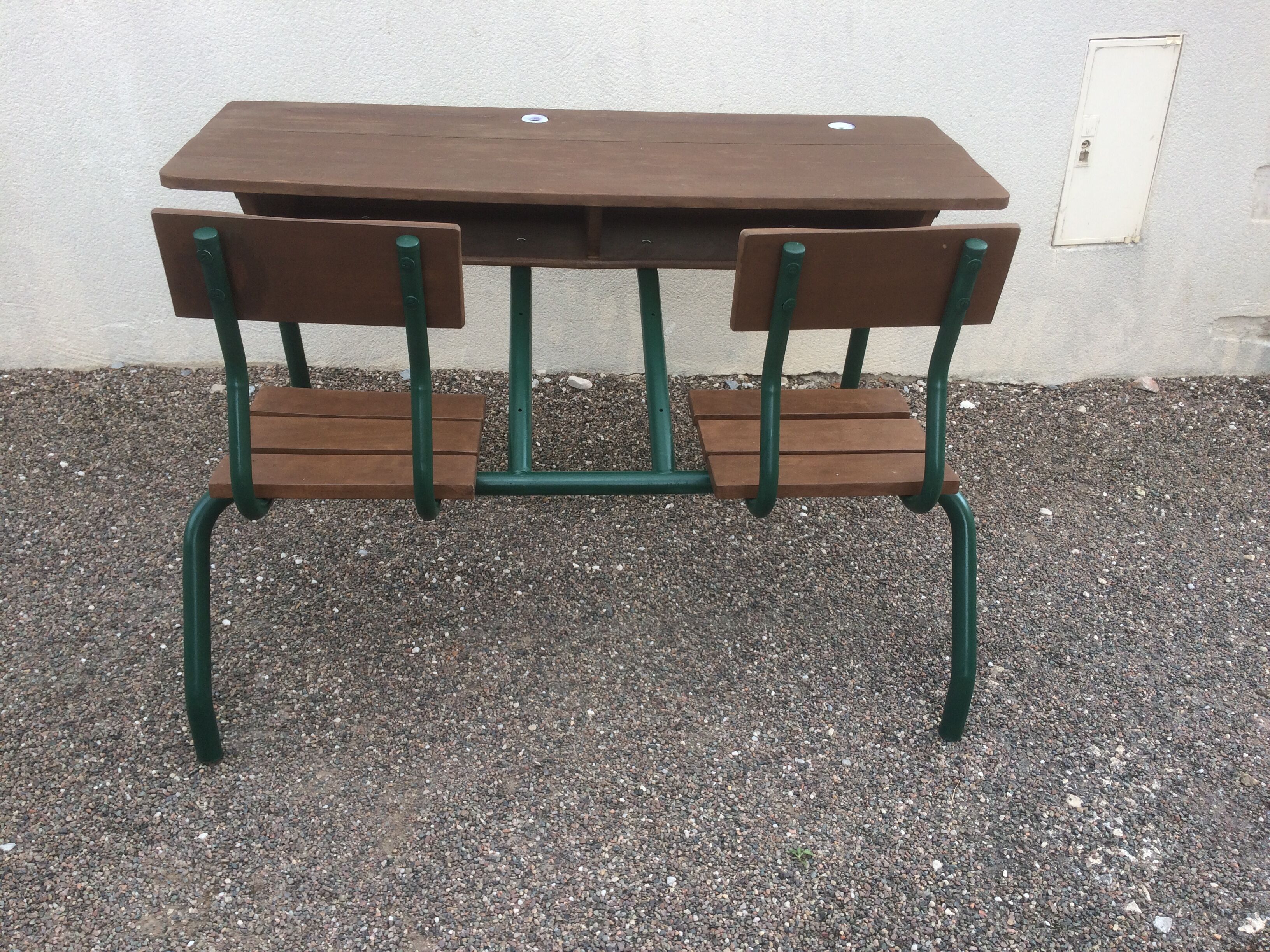 Double schoolboy's desk