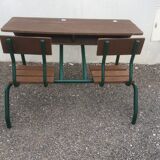 Double schoolboy's desk