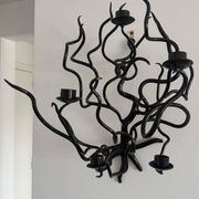 Applique bougeoir brutaliste 1970