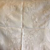 Large white ceremonial tablecloth