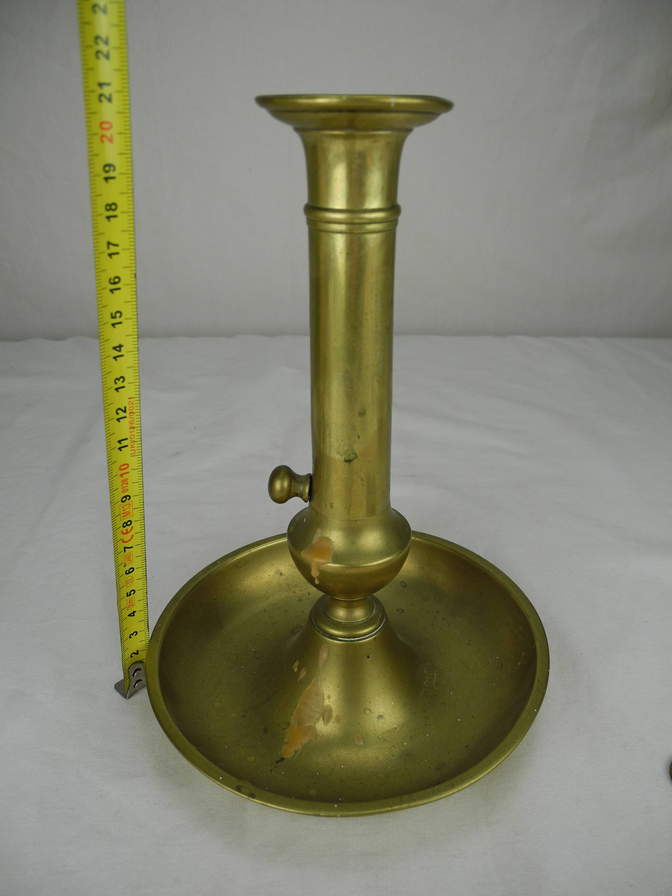 old candlestick brass candle holder vintage decor brass candlestick